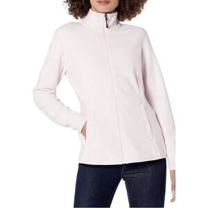 Amazon Essentials Women's Full-Zip Polar Fleece Jacket - Light Pink, Medium